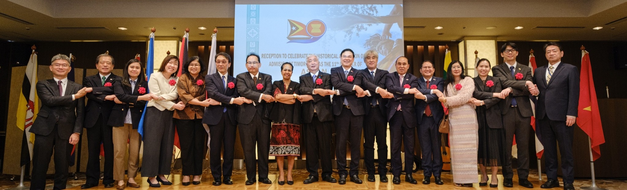 Diplomatic reception hosted by the Embassy of Timor-Leste in Tokyo marking Timor-Leste’s admission as the 11th ASEAN member