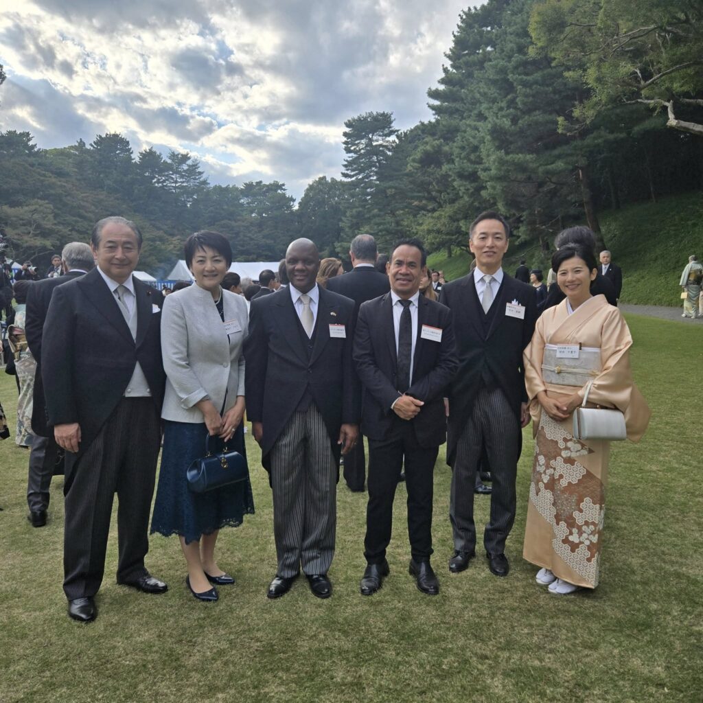 Counsellor Celio da Silva Attends the Imperial Garden Party of Japan