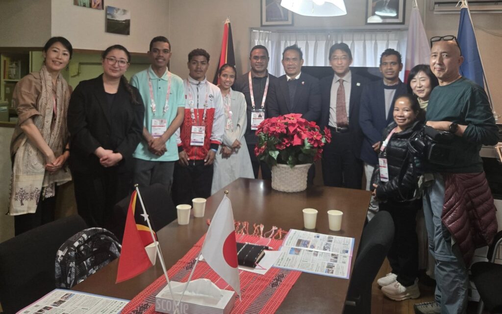Embassy Meets Deaf Athletes and Nippon Foundation