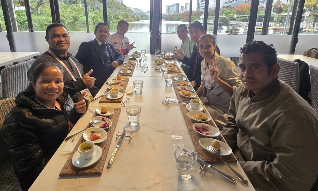 Embassy-hosted luncheon following a meeting with Timor-Leste Deaf athletes and Nippon Foundation delegates
