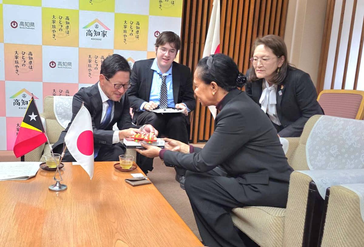 meeting local authorities and Timorese youth workers