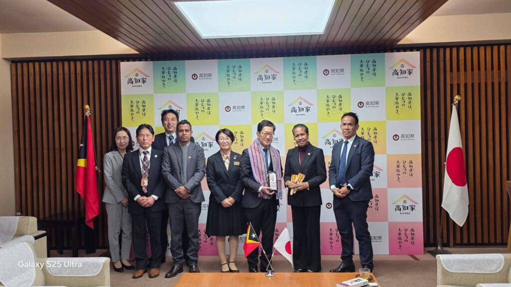 meeting local authorities and Timorese youth workers