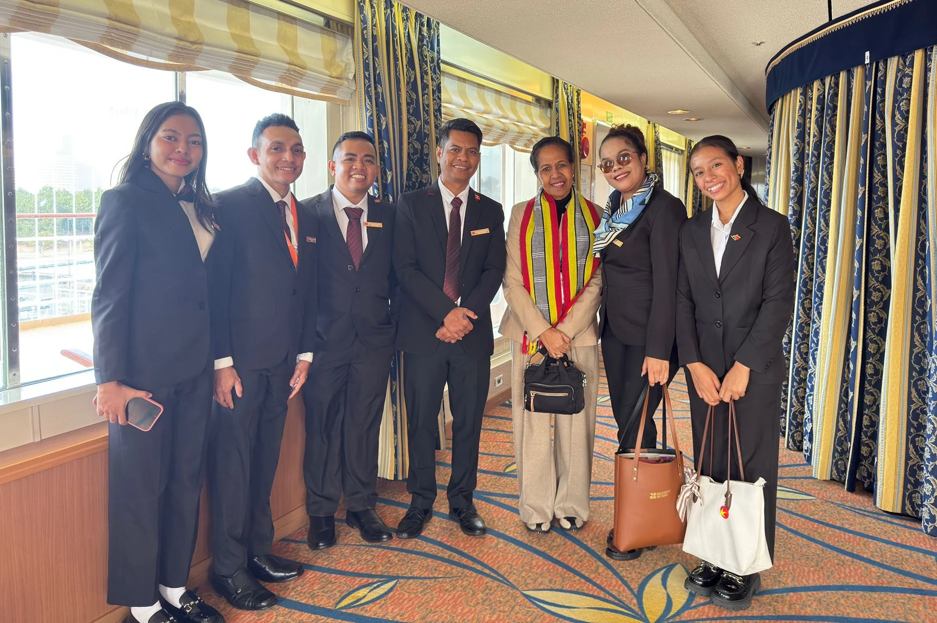 H.E. Maria Terezinha da Silva Viegas attends the 2026 Youth Exchange departure ceremony in Tokyo with six Timorese participants.