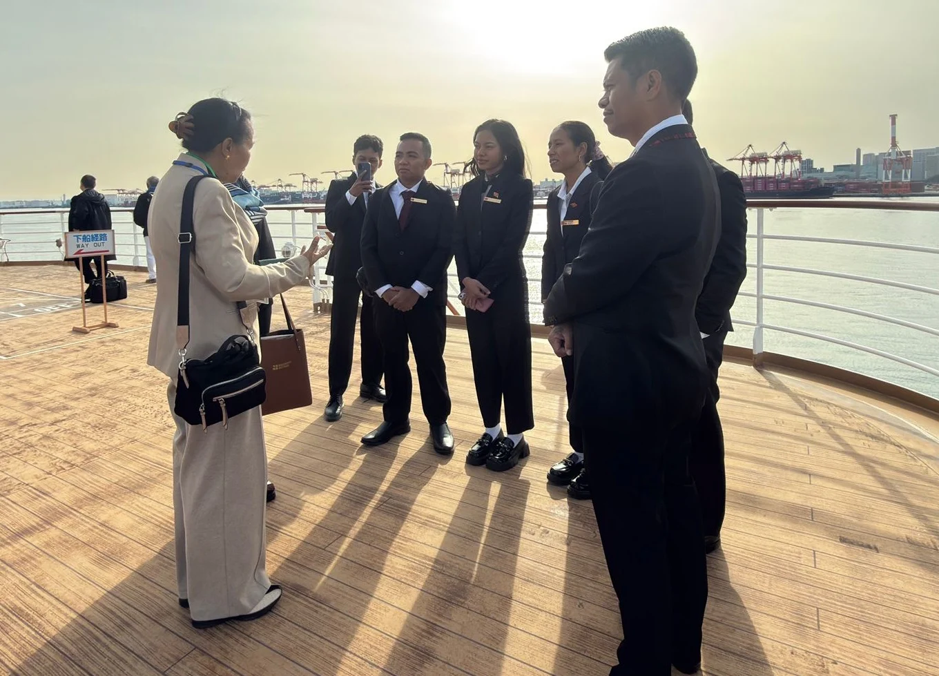 H.E. Maria Terezinha da Silva Viegas attends the 2026 Youth Exchange departure ceremony in Tokyo with six Timorese participants.