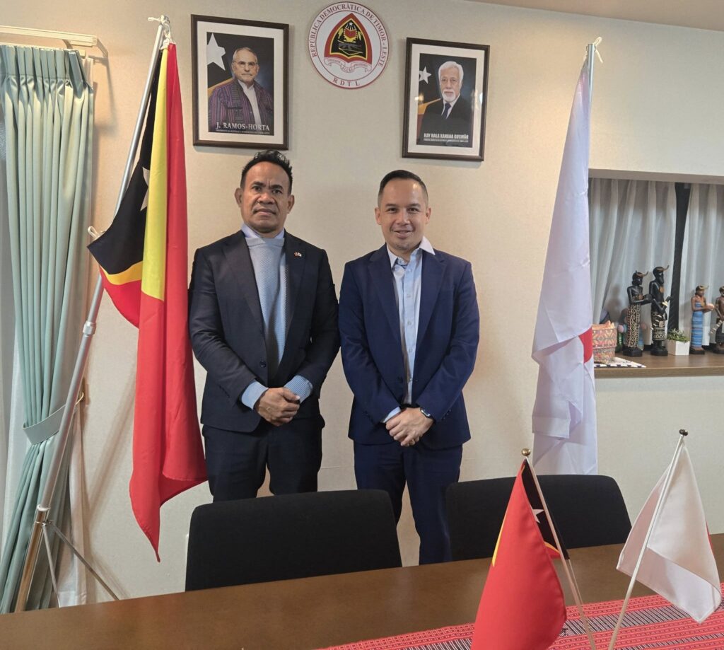 Director of TradeInvest Timor-Leste Visits Embassy in Tokyo to Strengthen Investment Ties