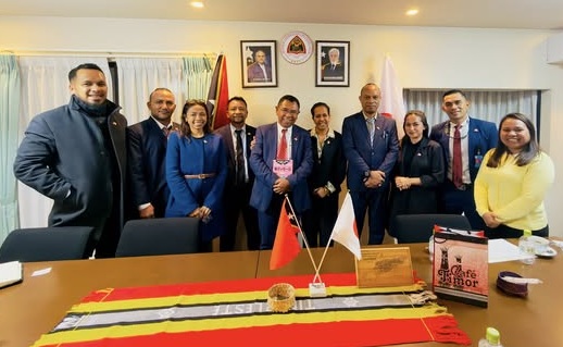 Timor-Leste Public Works Minister Visits Embassy in Tokyo Timor-Leste Public Works Minister Visits Embassy in Tokyo