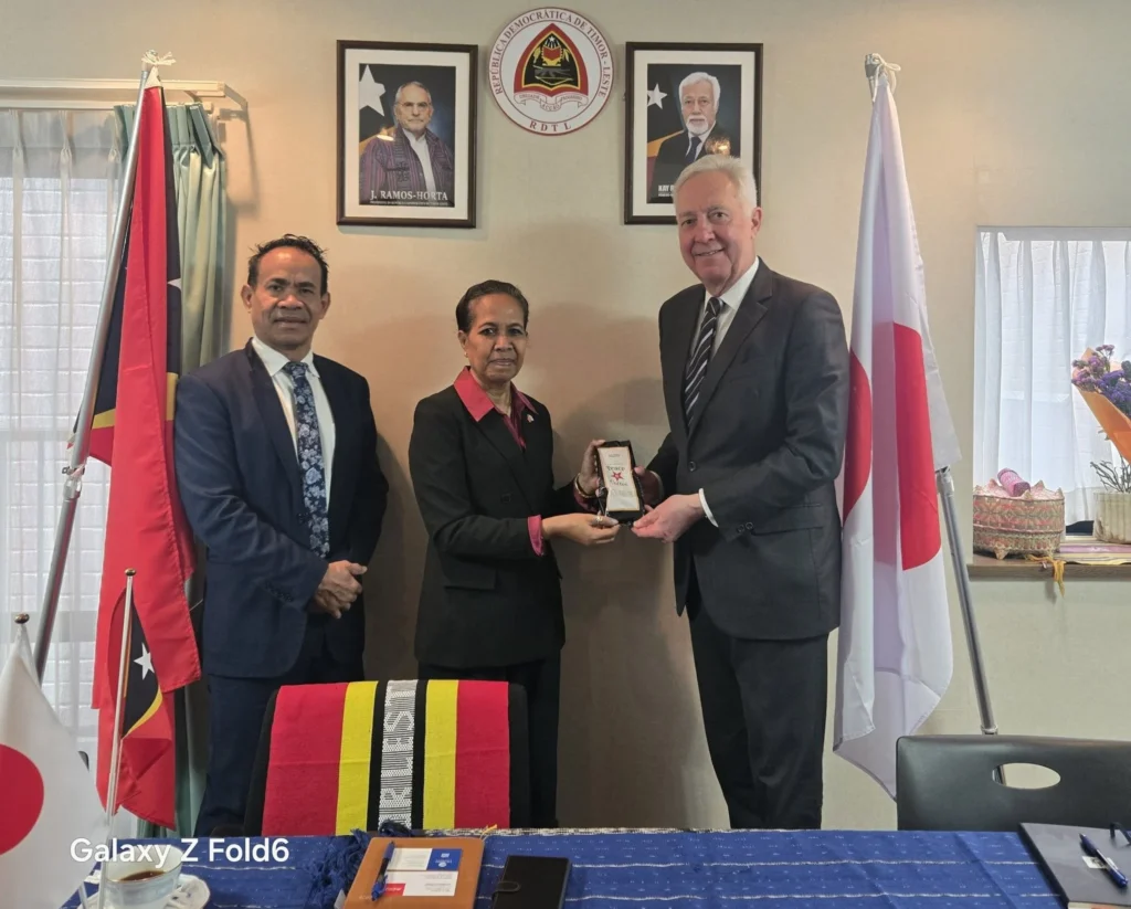 A Taste of Dili in Tokyo: Ambassador Viegas Welcomes Former U.S. Ambassador Hans Klemm