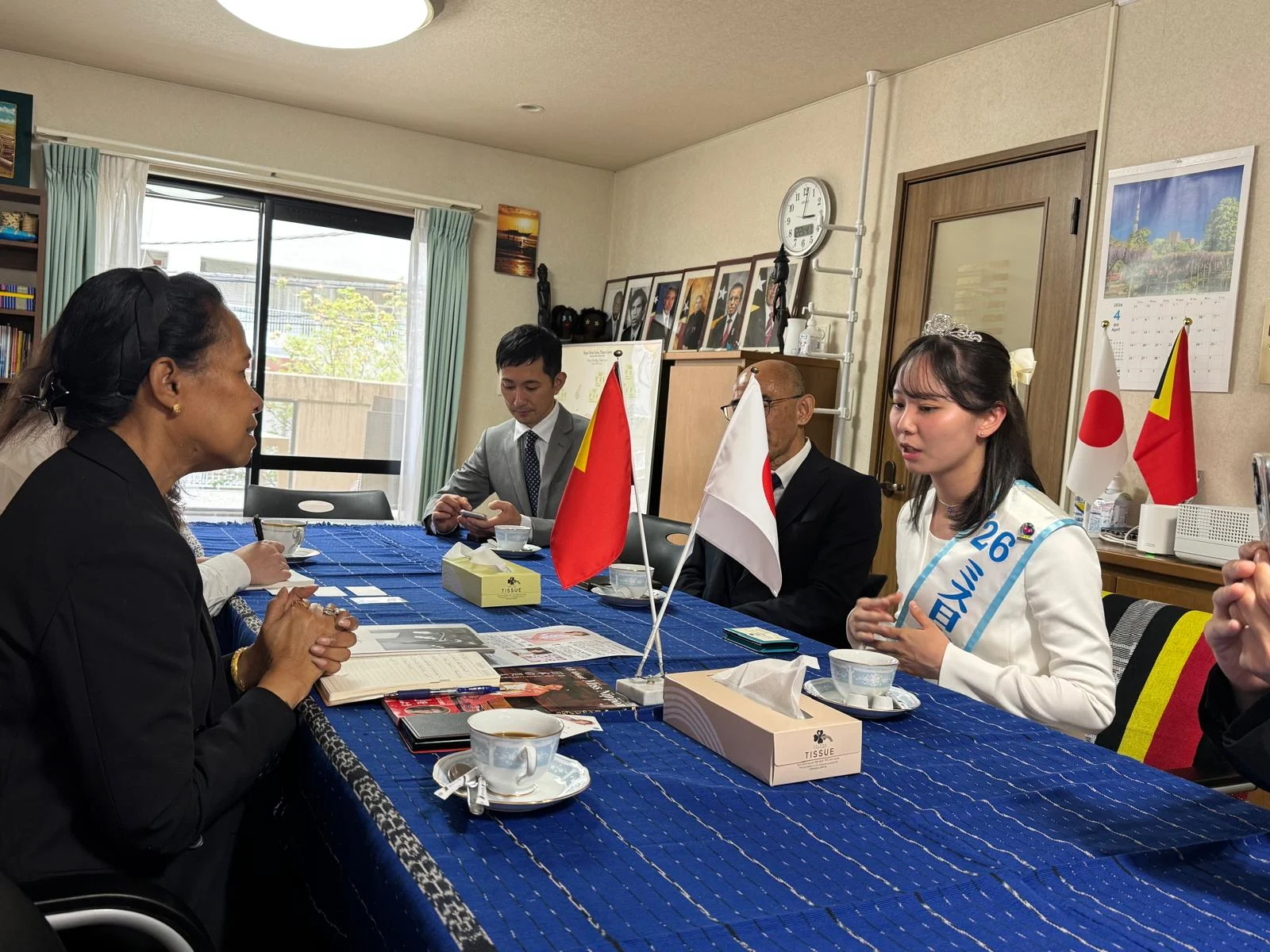 Ambassador Maria Viegas Welcomes KANSEI and Miss Water Japan 2026