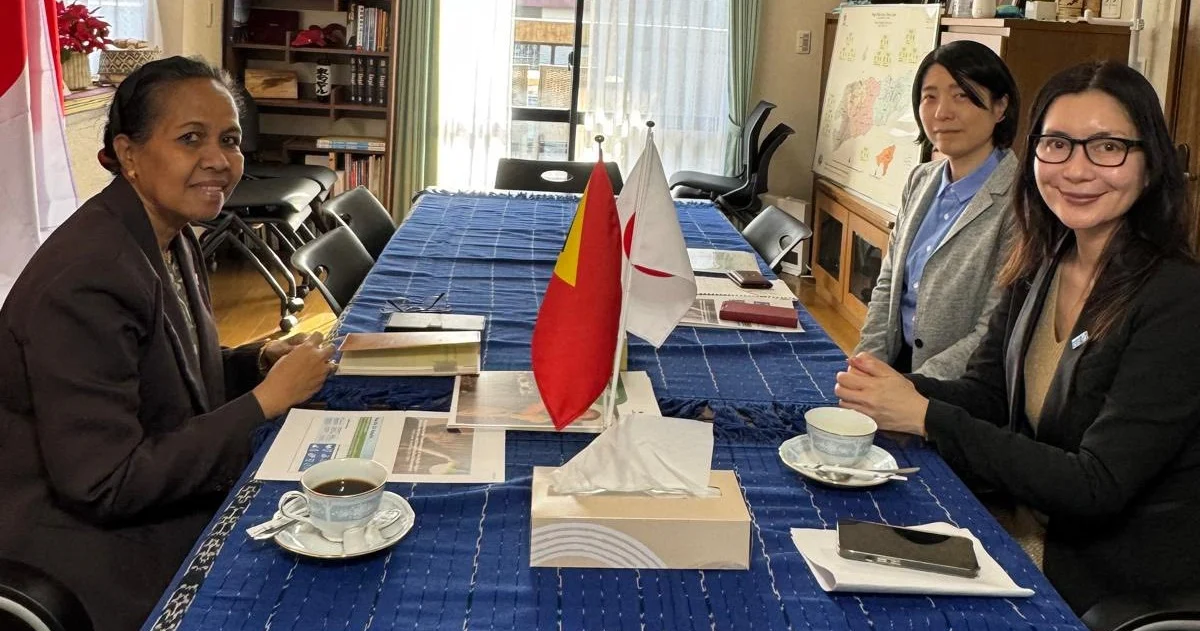 Coffee Diplomacy: Timor-Leste Ambassador Meets UNDP Tokyo Director