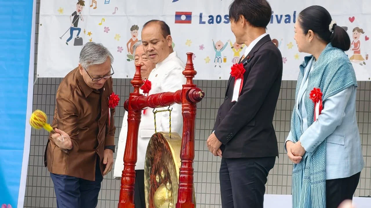 Counselor Célio Moniz represented the Embassy of Timor-Leste in Japan at the 14th Laos Festival 2026 in Tokyo, strengthening regional solidarity.