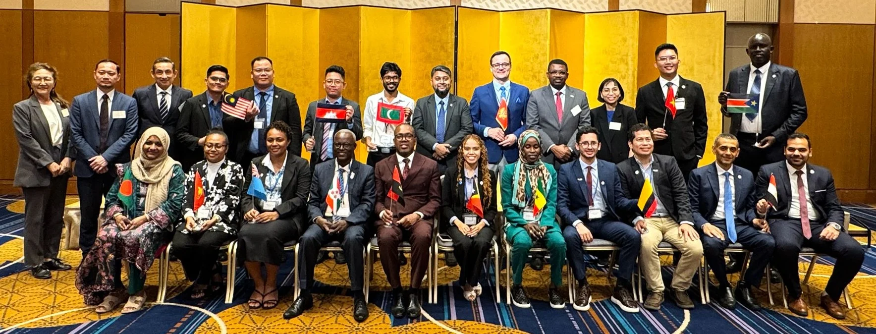 Ms. Nakamura from the Embassy of Timor-Leste in Tokyo attending the welcoming ceremony and reception for overseas participants of the JICA Knowledge Co-Creation Program on Sustainable Port Development and Planning 2026 in Japan.