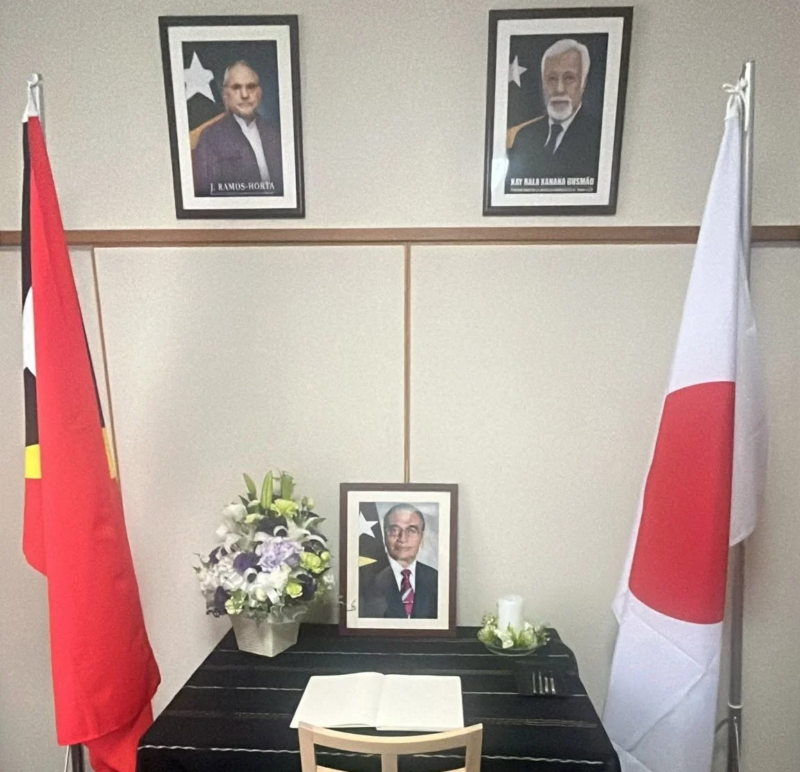 Embassy during national mourning period