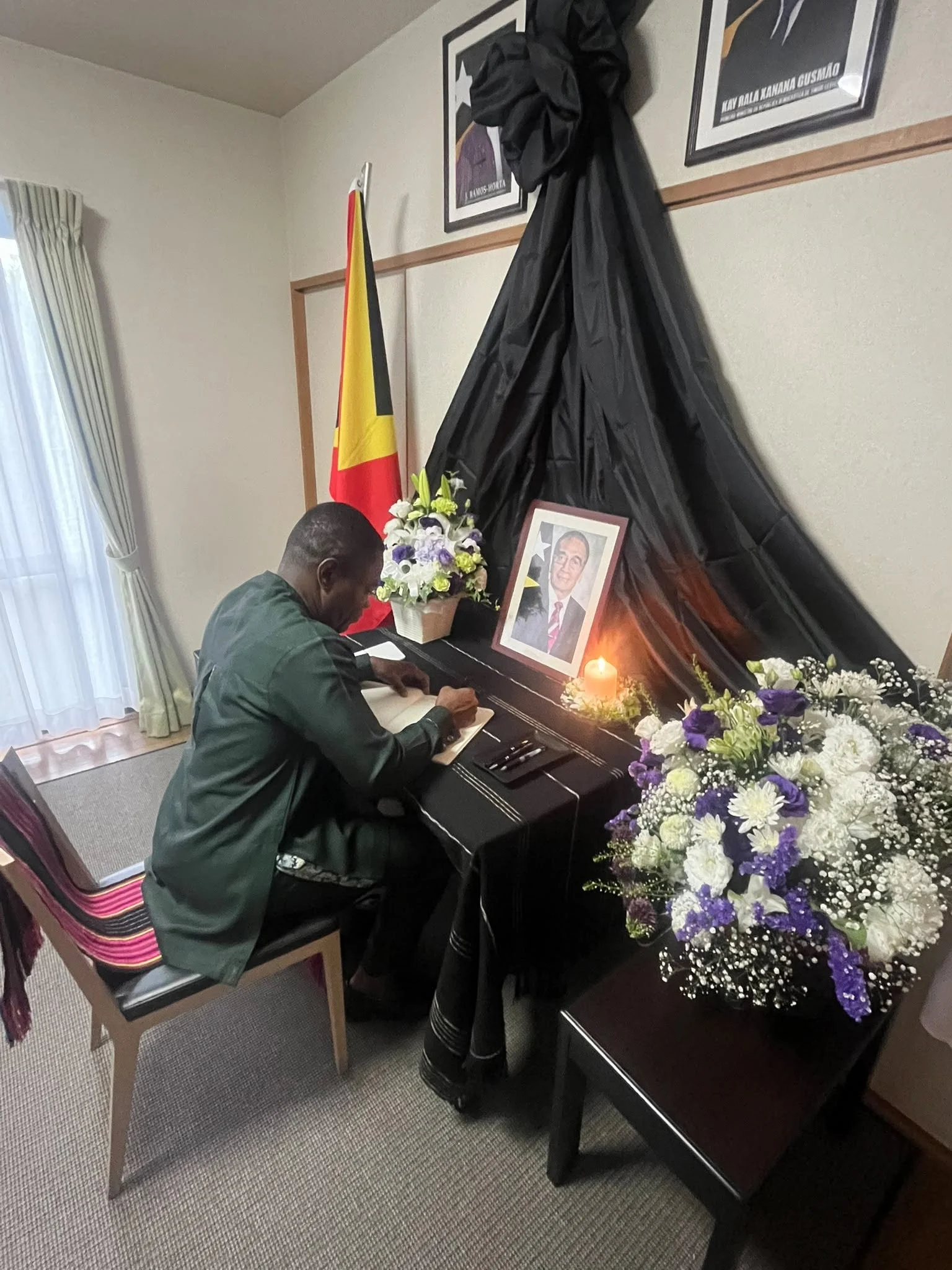 Closing ceremony Book of Condolences Tokyo
