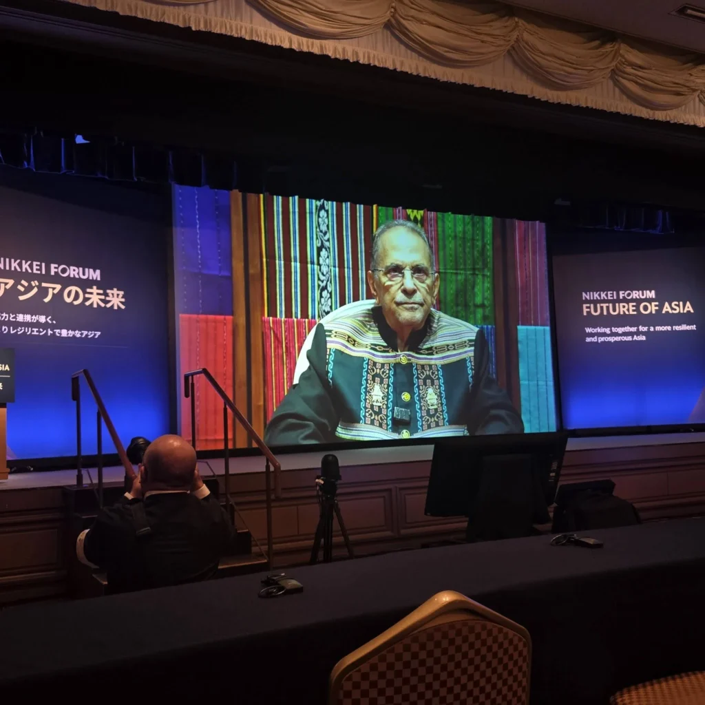 President José Ramos-Horta discusses diplomacy, ASEAN integration, economic development, and regional cooperation during the NIKKEI Forum: Future of Asia 2026 in Tokyo.