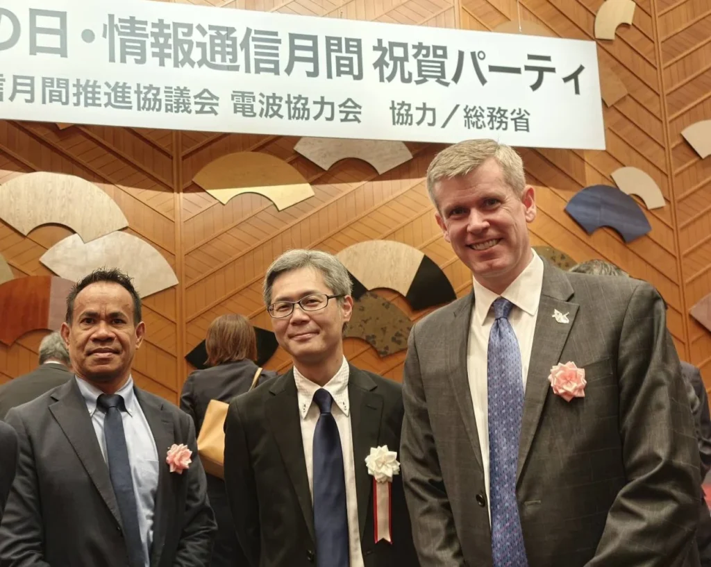 Counselor Celio Moniz Attends Day of Radio Ceremony in Tokyo