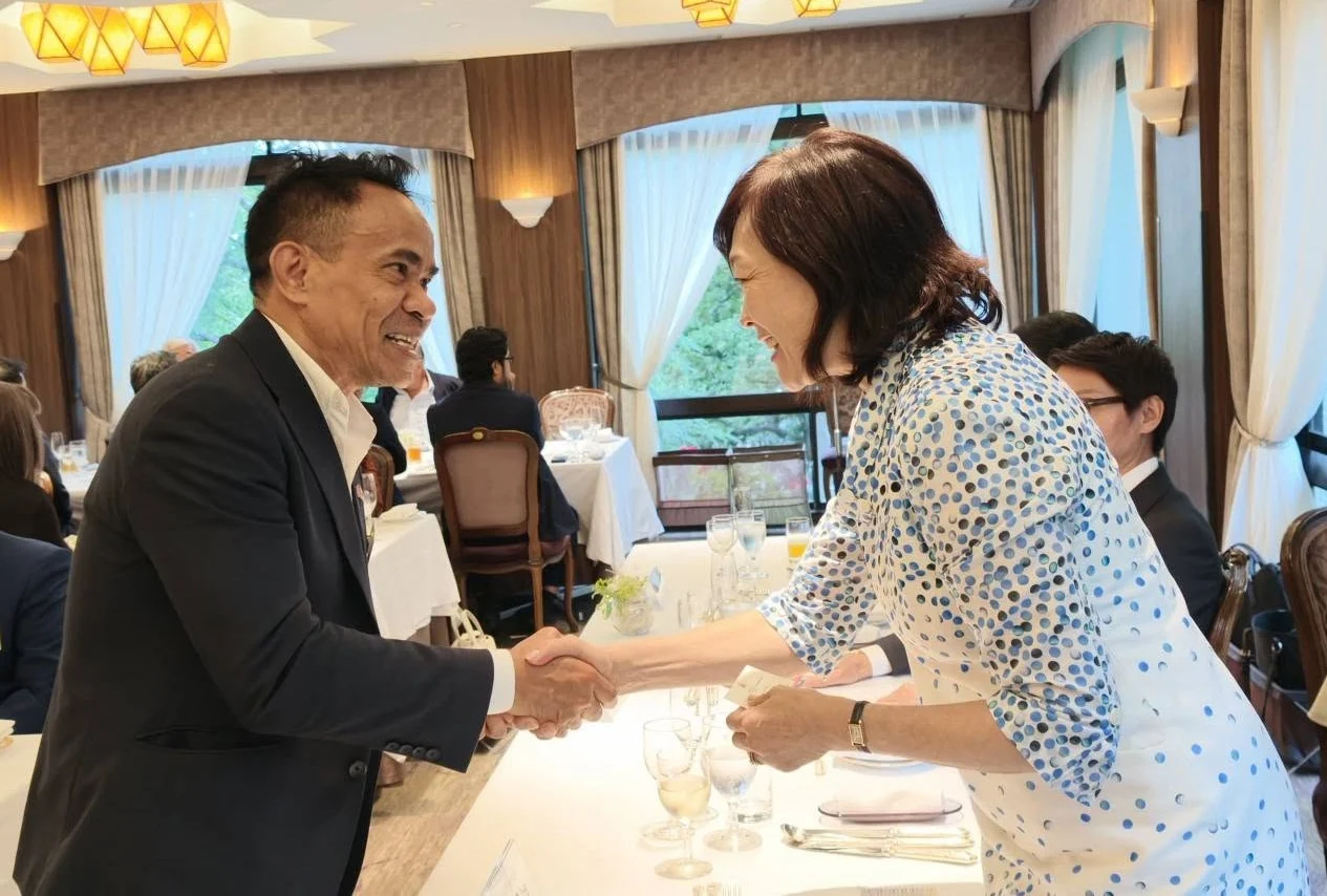 Counselor Celio Moniz at the Asia Africa Arab 55 Round Table Dinner in Tokyo