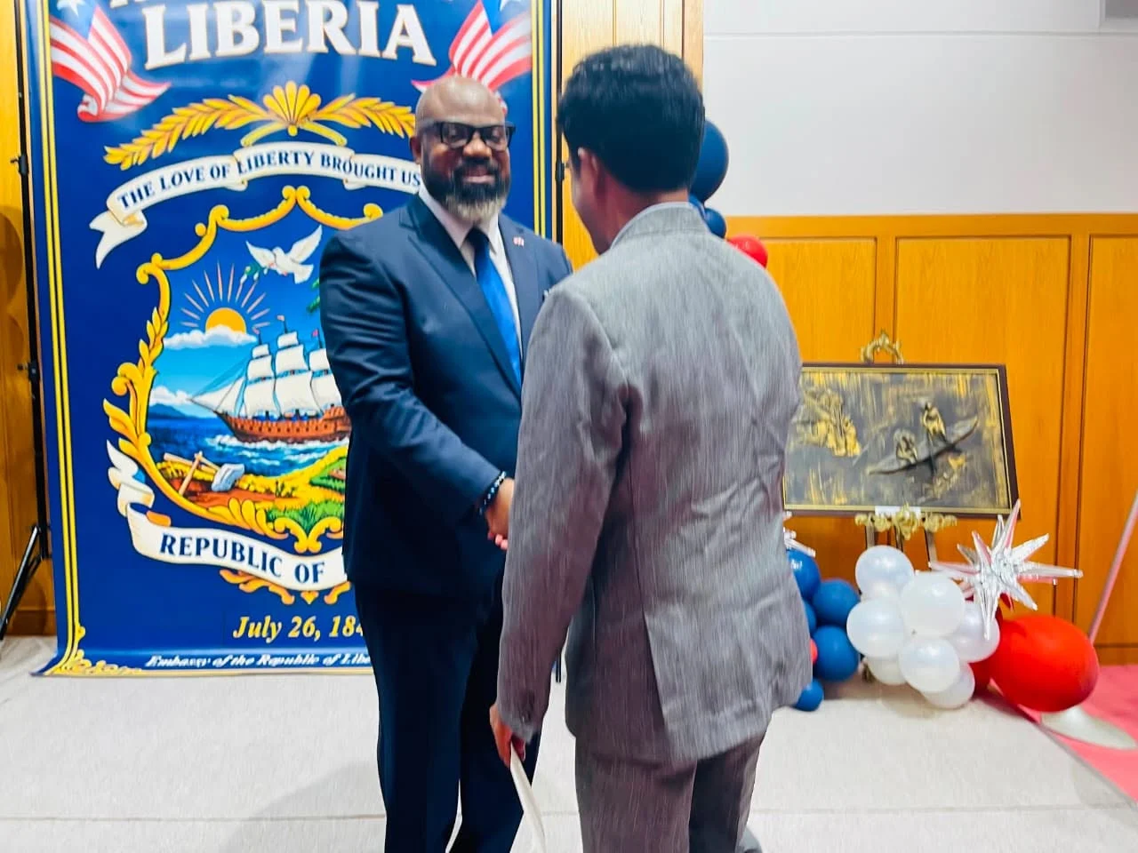 Reception marking Liberia's 179th Independence Anniversary, Tokyo