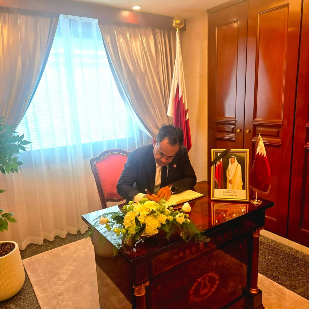 Timor-Leste Embassy Signs Book of Condolences for Qatar