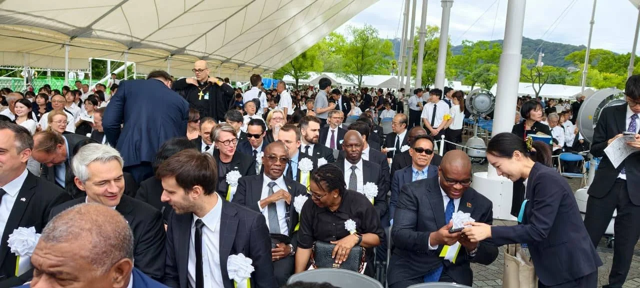 Timor-Leste delegation at Nagasaki Memorial Ceremony