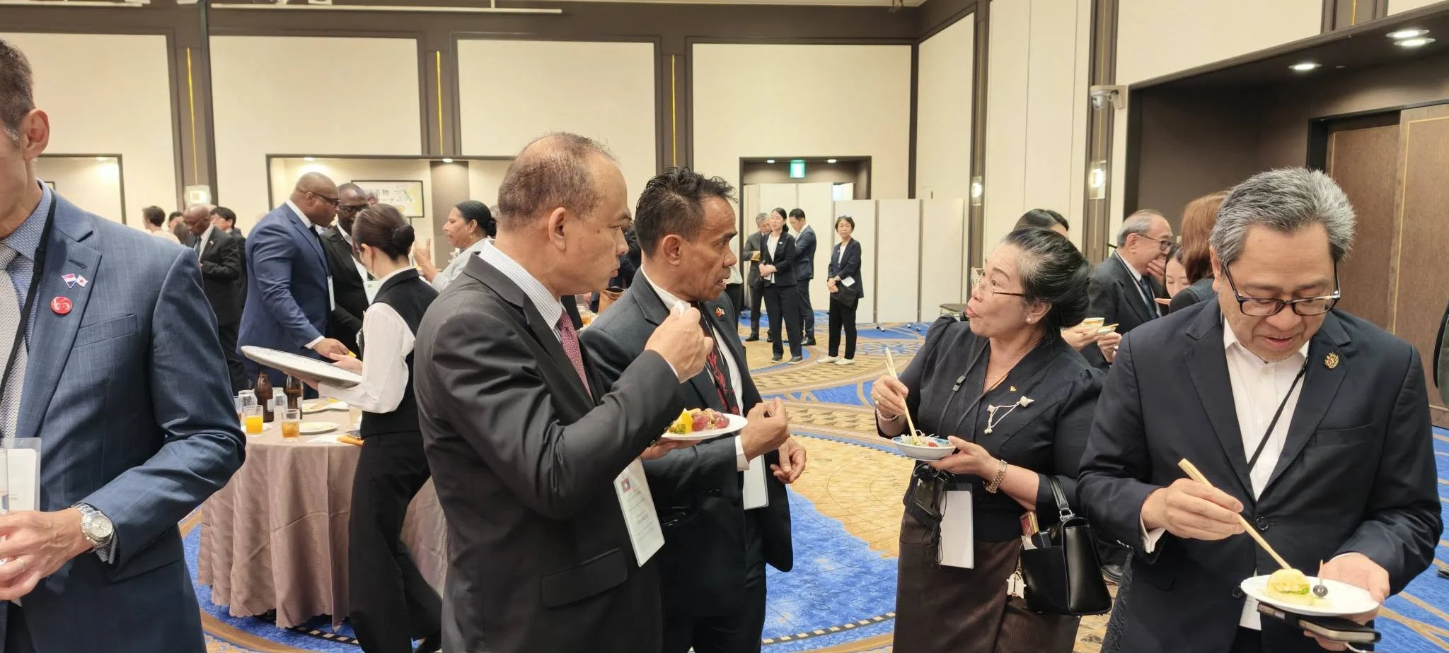 Counselor Celio Moniz at the Welcome Dinner in Nagasaki