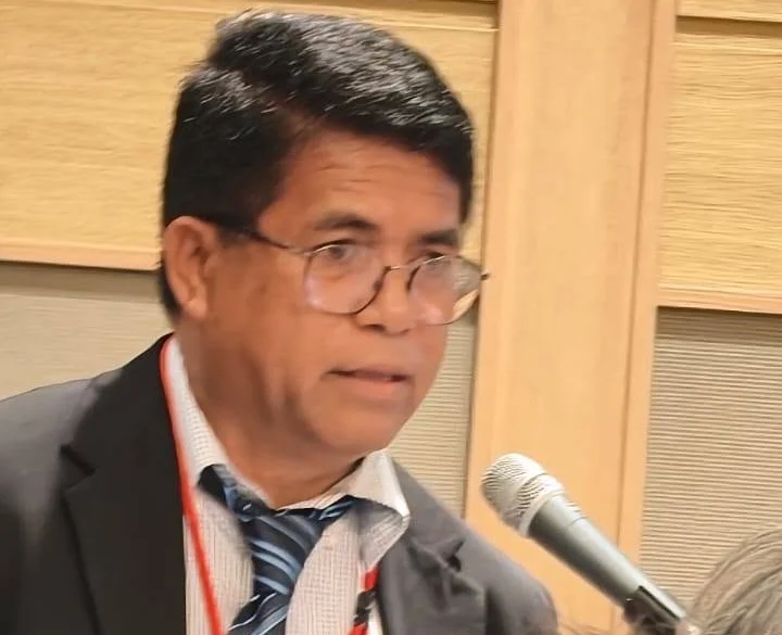 Timor-Leste representative delivering remarks at the JAM Roundtable session