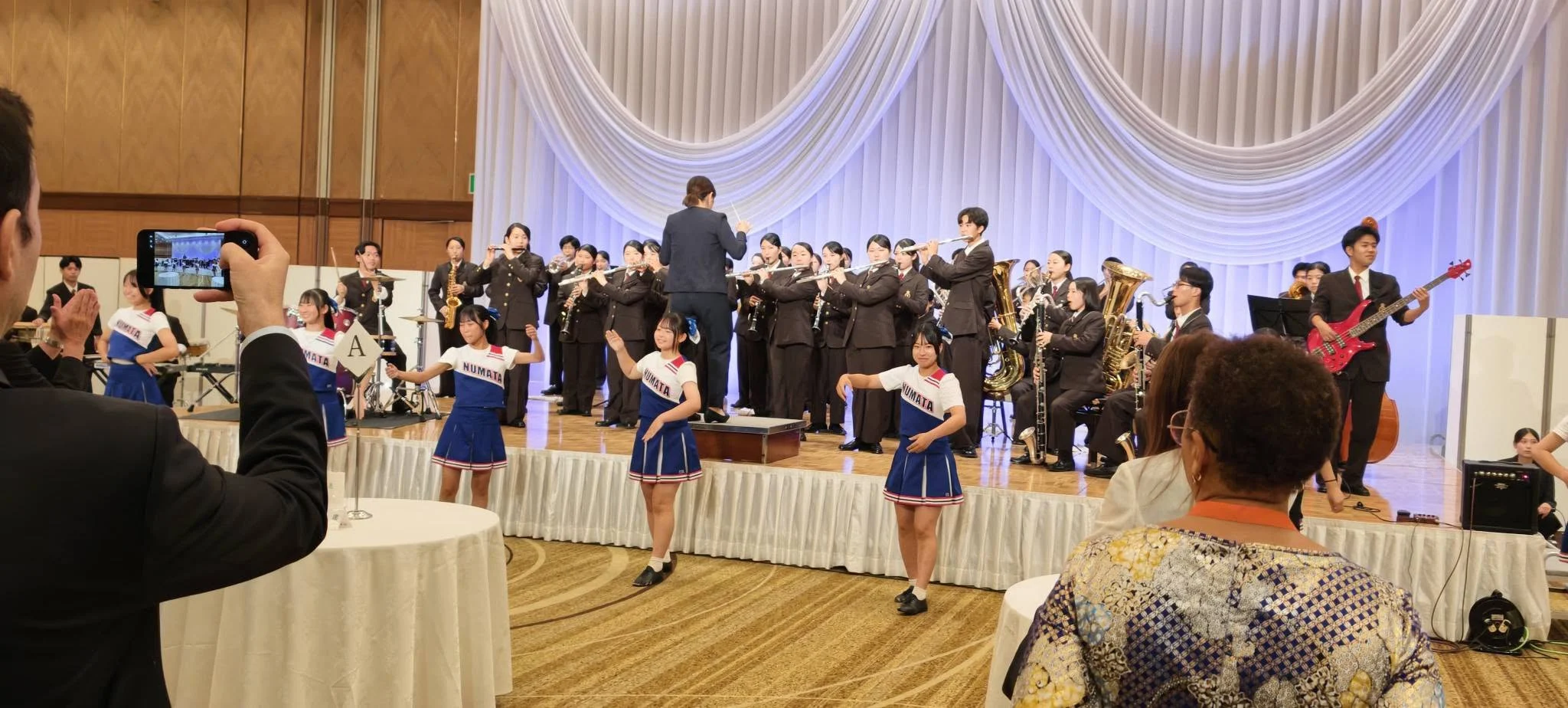 A moment of reflection during the Welcome Dinner Reception proceedings in Hiroshima