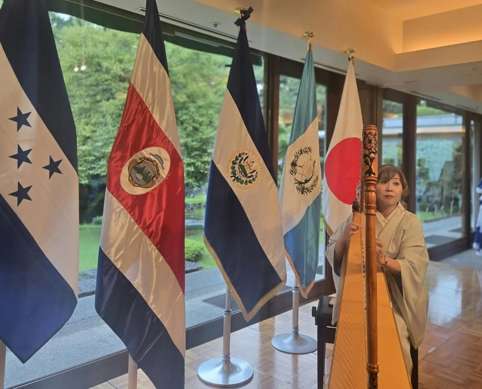 Diplomatic interaction during Central America Independence Day in Tokyo