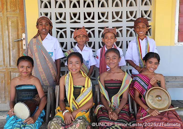 Anak-anak Timor-Leste dalam program amal Fuji TV 2026