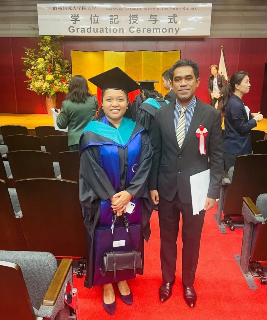 Timorese Student Graduates from GRIPS Disaster Management Program
